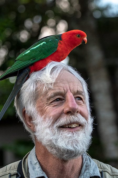 Barry Davies, Our Australian Guide, O'Reilly's Rainforest Retreat, Australia