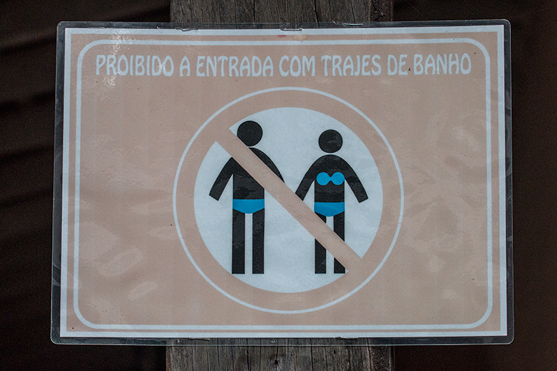 Entry Prohibited Sign, Parque Nacional do Itatiaia, Brazil