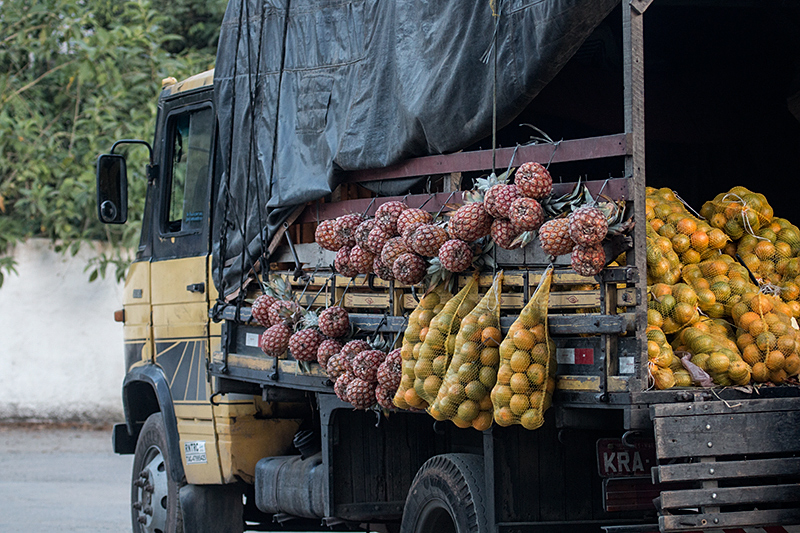 Produce Truck, Ubatuba, Brazil 