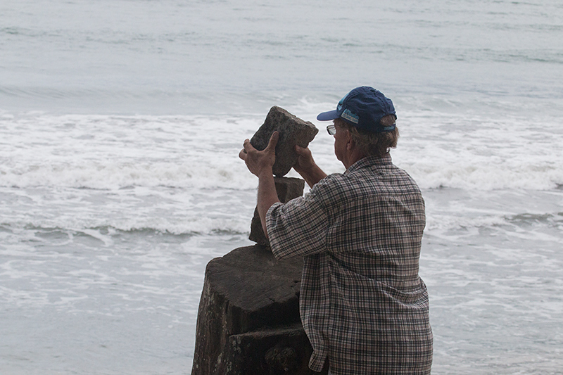 Man in Park, Ubatuba, Brazil