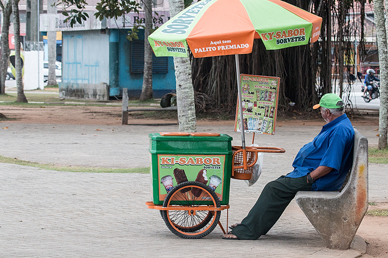 Ice Cream Man, Ubatuba, Brazil