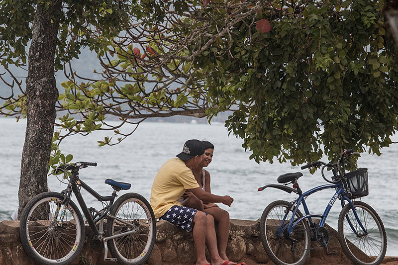 Young Couples at the Beach, Ubatuba, Brazil