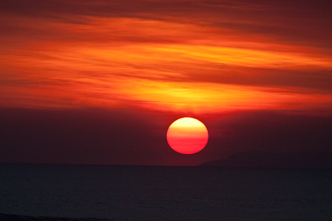 Pacific Sunset, Parrita, Costa Rica by Richard L. Becker