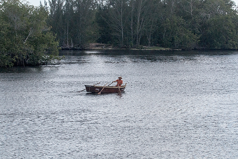 Fisherman at the Bay of Pigs, Zapata Peninsula, Cuba