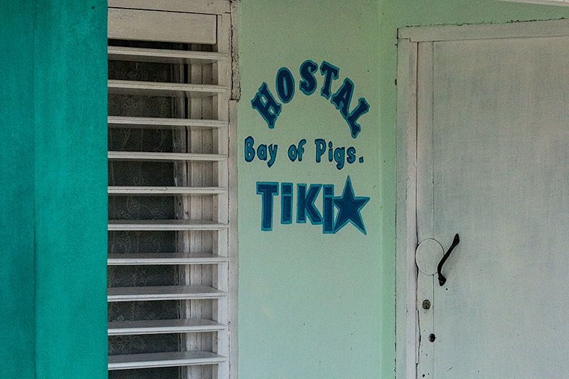 Hostal Tiki at the Bay of Pigs, Zapata Peninsula, Cuba