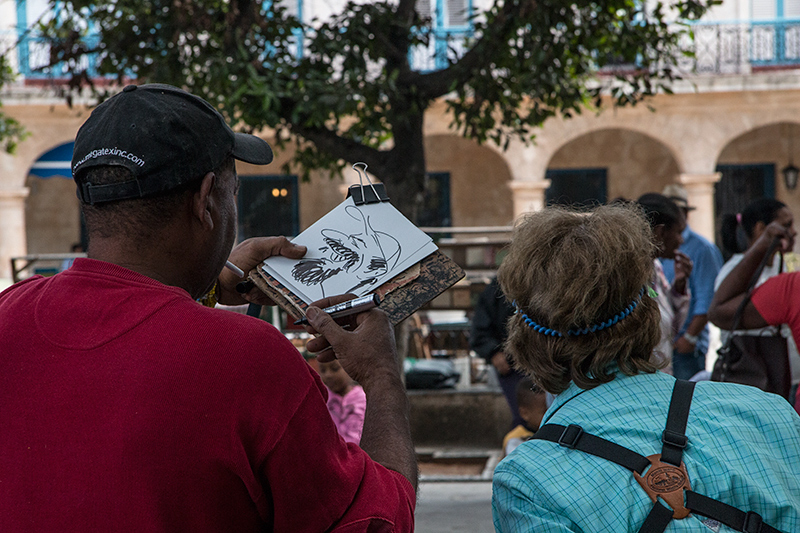 Caricaturist, Havana, Cuba