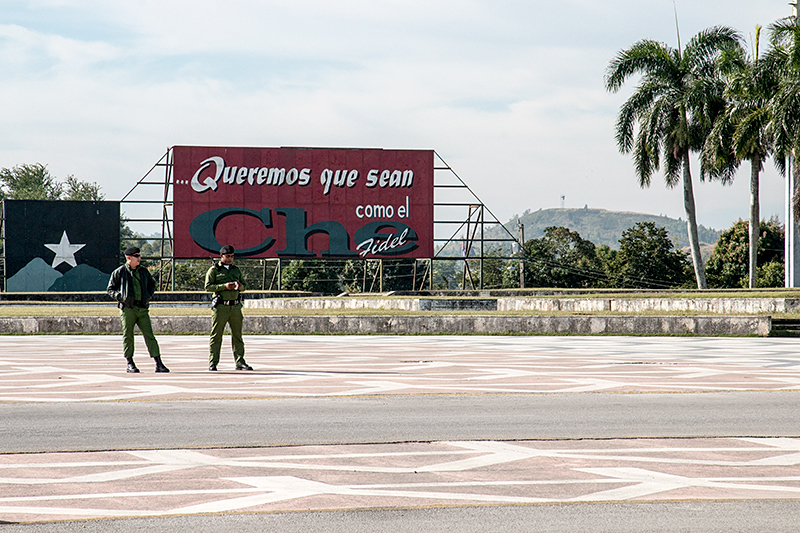 At the Che Guevara Mausoleum, Santa Clara, Cuba