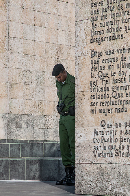 At the Che Guevara Mausoleum, Santa Clara, Cuba