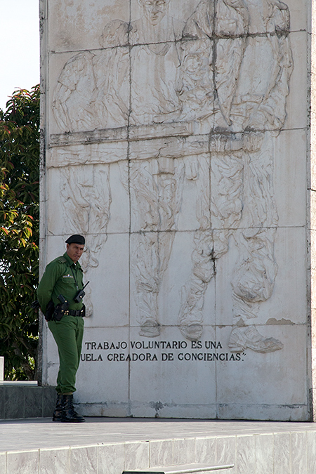 At the Che Guevara Mausoleum, Santa Clara, Cuba