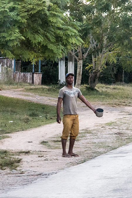 Looking for a Handout en Route Sol Cayo Coco Hotel to Santa Clara, Cuba