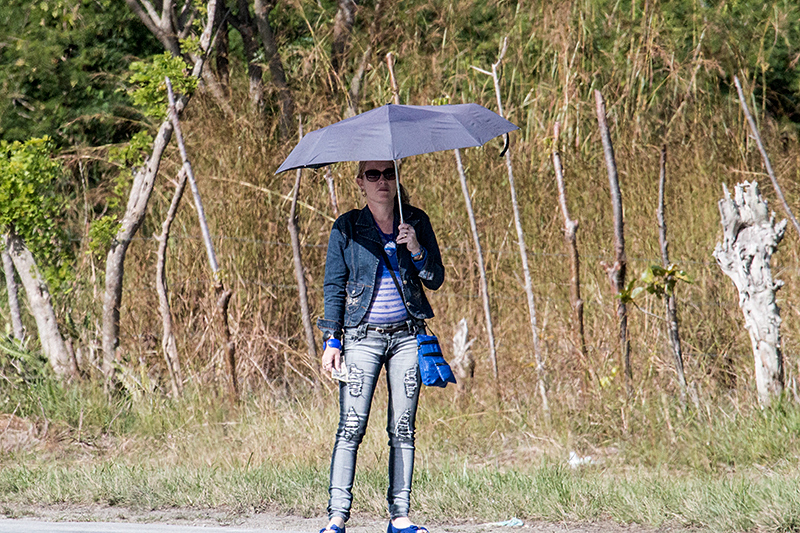 Hitchhiker, Near Santa Clara, Cuba