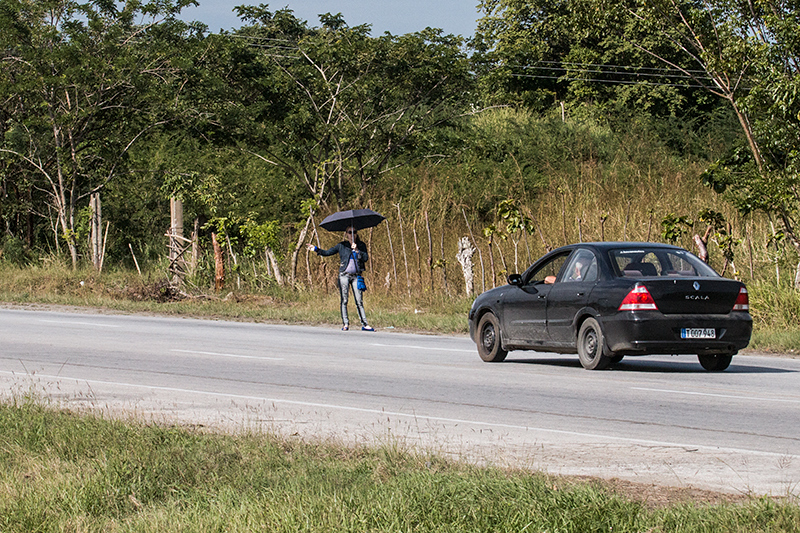 Hitchhiker, Near Santa Clara, Cuba