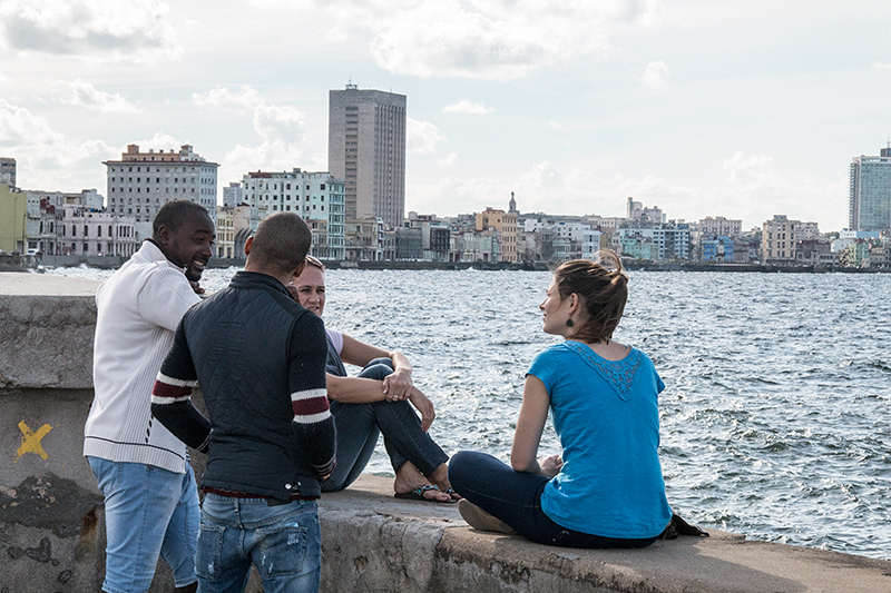 At the Malecn, Havana, Cuba