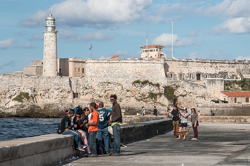 At the Malecn, Havana, Cuba