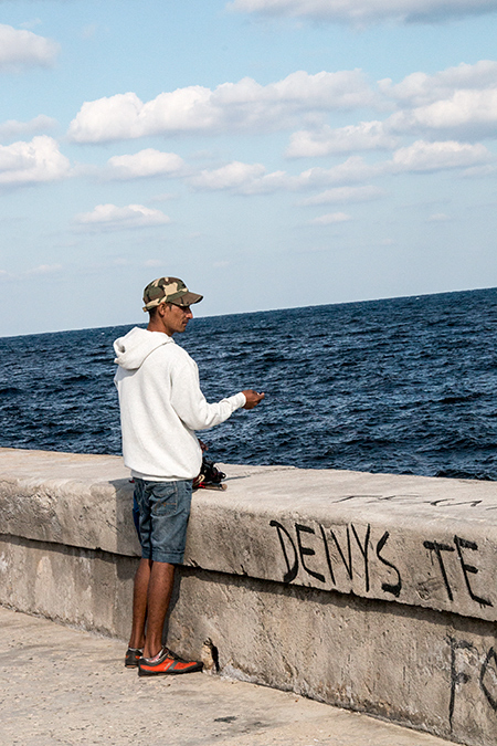 At the Malecn, Havana, Cuba