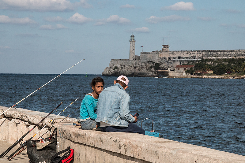 At the Malecn, Havana, Cuba