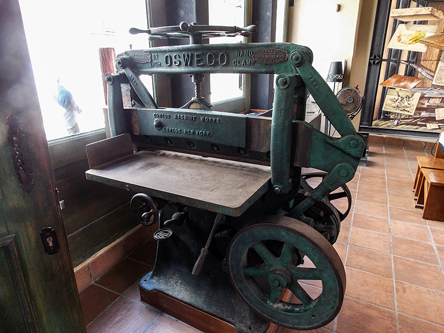 Antique Printing Press, Havana, Cuba