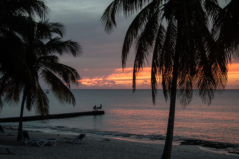 Sunset, Hotel Mara la Gorda, Guanahacabibes Peninsula, Cuba