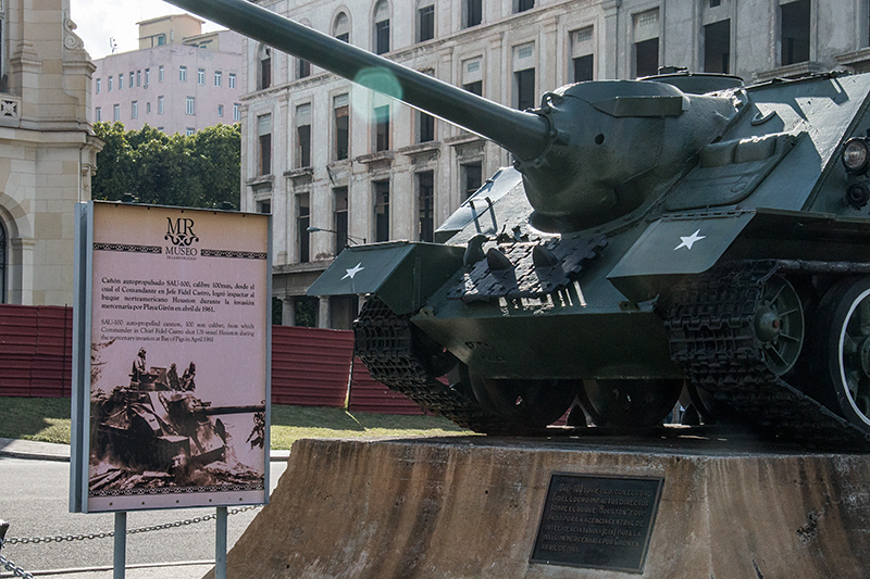 Tank at the Museum of the Revolution, Havana, Cuba