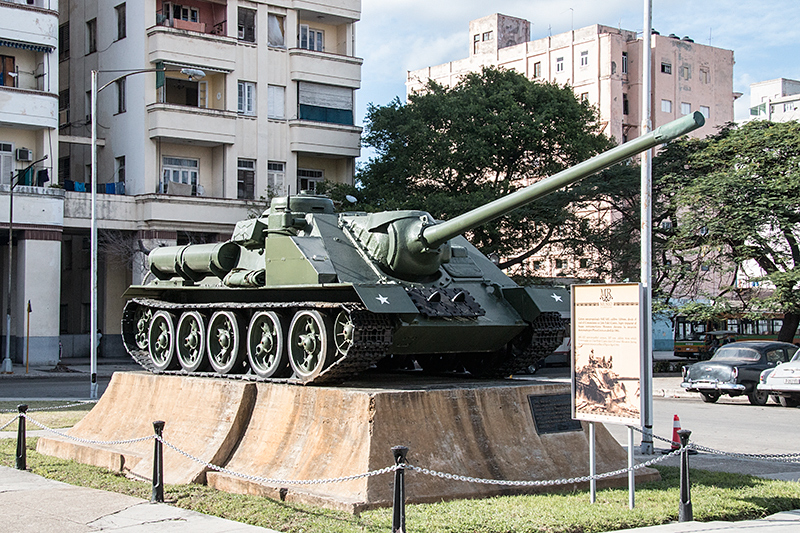 Tank at the Museum of the Revolution, Havana, Cuba