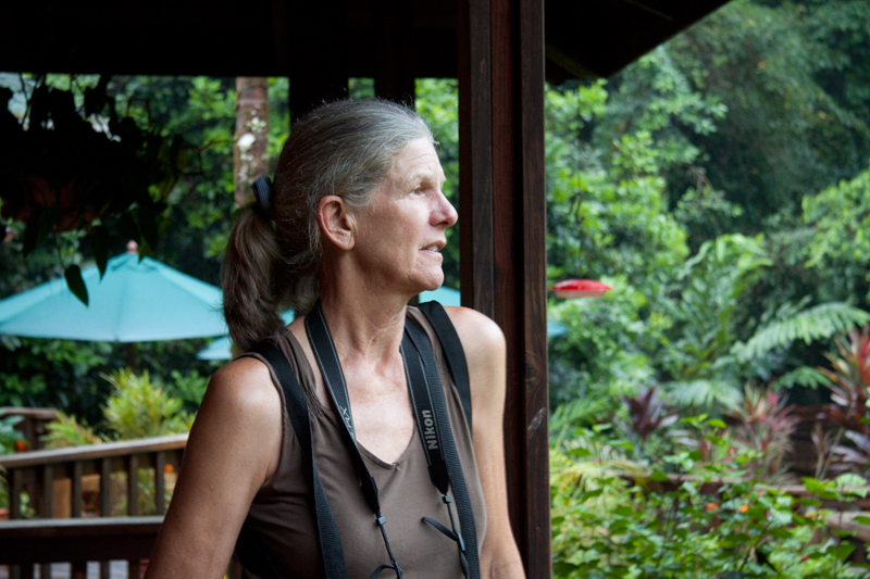 Joan at The Lodge at Pico Bonito, Honduras