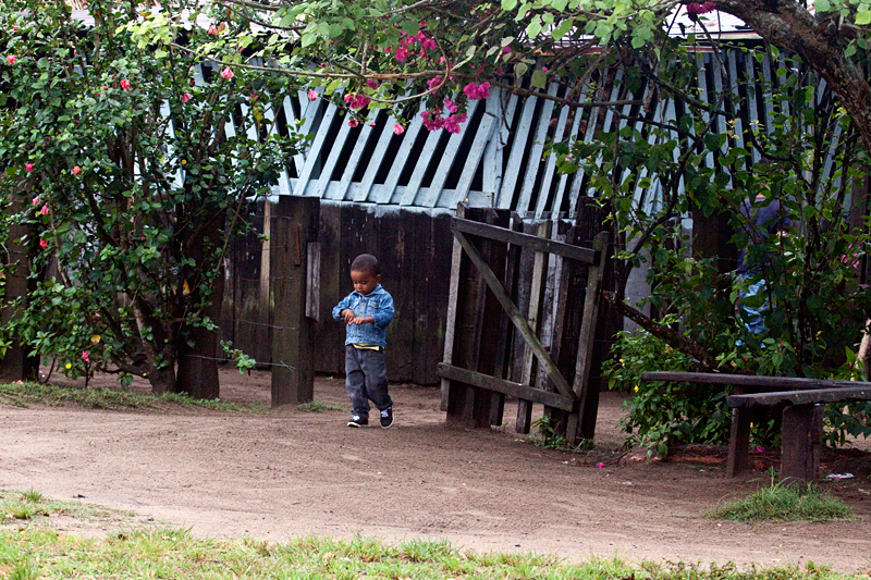 Honduran Boy, From Train to Cuero y Salado Wildlife Refuge, Honduras