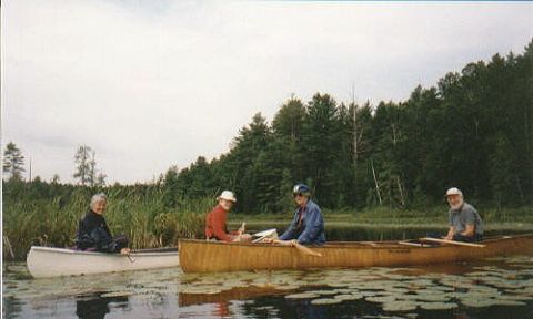 Canoeing on Jones Pond