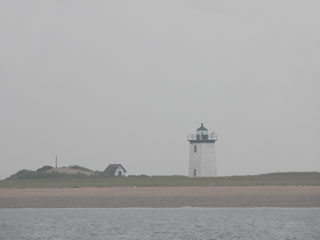 Lighthouse in the fog