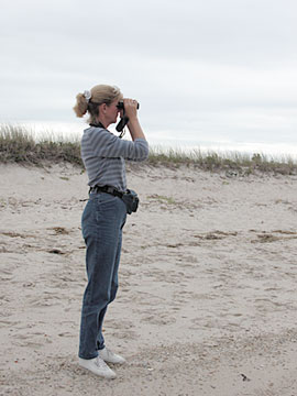 Joan Becker on Cape Cod