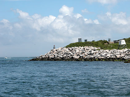 Arriving at Great Gull Island