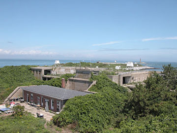 View of Great Gull Island from the tower