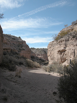 The Solitude Canyon Trail in Bosque del Apache NWR was aptly named