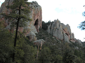 Caves at Cave Creek Canyon