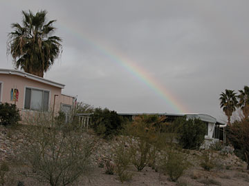 Rainbow over Shannon Road, Tucson, Arizona