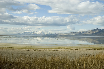 View from Antelope Island State Park, Utah