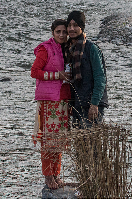 Newlyweds, Koshi River, India