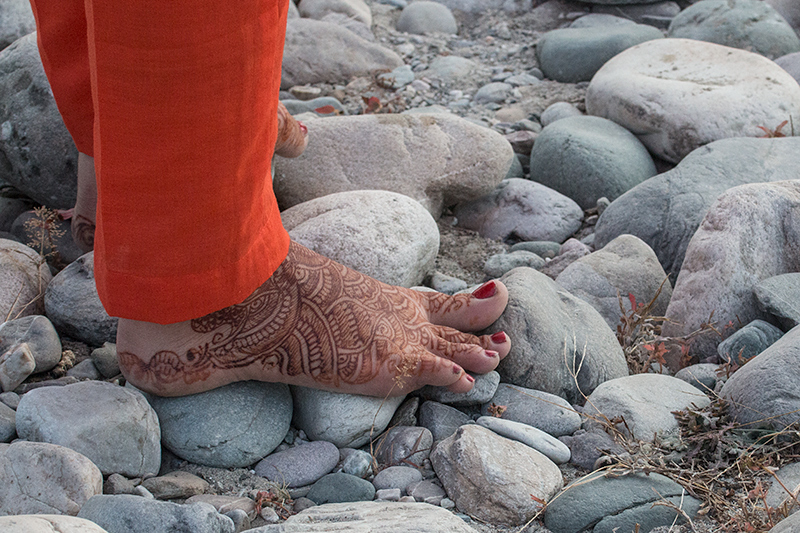 Newlyweds, Koshi River, India