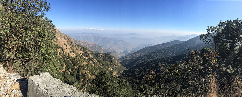 Binayak Road from Pangot to Binayak, India