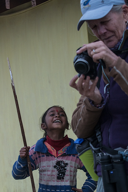 Joan and Young Girl, Pangot, India