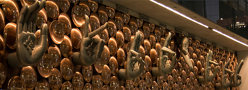 Hasta Mudras (Hand Gestures), Indira Gandhi International Airport, New Delhi, India