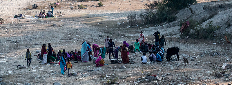 Along the Koshi River, India