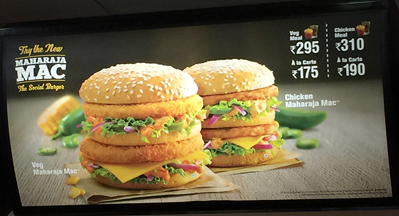 McDonald's With an Indian Flavor