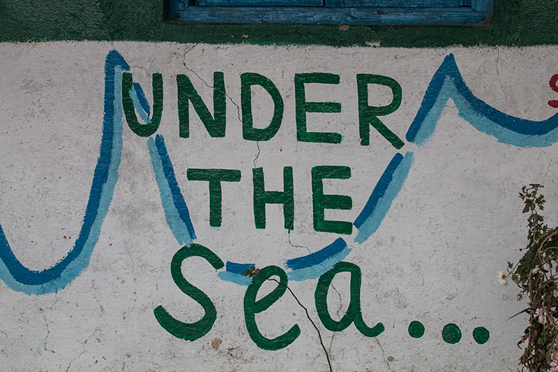 Under the Sea Mural at a School, Pangot, India