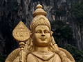 Statue of Lord Murugan, Batu Caves, Gombak, Selangor, Peninsular Malaysia