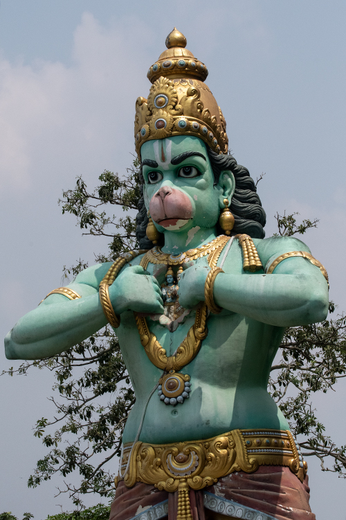 Statue of Lord Hanuman, Batu Caves, Gombak, Selangor, Peninsular Malaysia