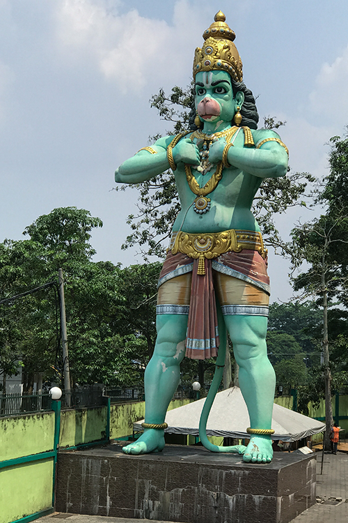 Statue of Lord Hanuman, Batu Caves, Gombak, Selangor, Peninsular Malaysia