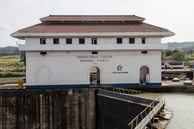 At the Miraflores Locks, Panama