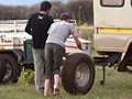 Flat Tire, Mkhombo Dam Nature Reserve, South Africa