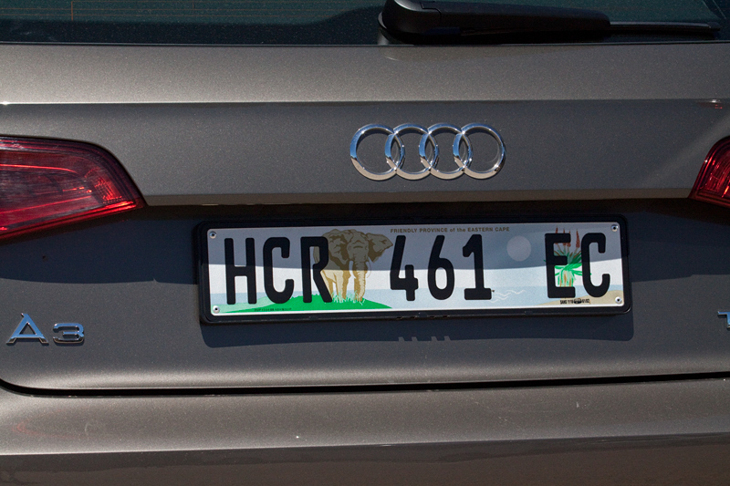 East Cape License Plate, Cape Point, Table Mountain National Park, South Africa