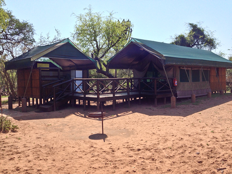 Accomodations at Mkuze Game Reserve, iSimangaliso Wetland Park, KwaZulu-Natal, South Africa